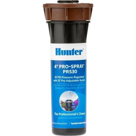 HUNTER Hunter 7017588 4 in. PRS30 Pro-Spray Adjustable Pop-Up Spray Head for 706 sq. ft. - Black 7017588